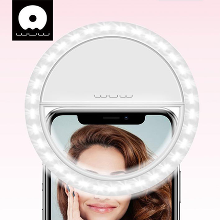 Support Selfie Ring LED WUW Pour Smartphone