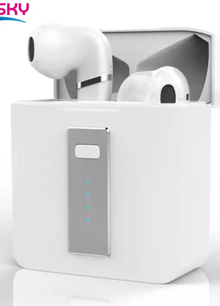 Ecouteur bluetooth Musky blanc compatible IOS et Android (qualité  platinium)