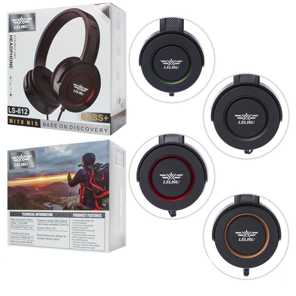 Casque Lelisu noir (jack)