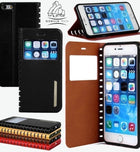 Etui window book Gorilla Tech noir pour Apple iPhone 6/6S