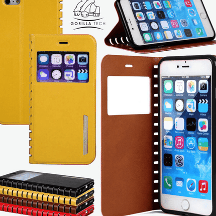 Etui window book Gorilla Tech or pour Apple iPhone 6/6S