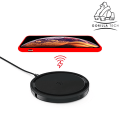 Coque en silicone Gorilla Tech rouge qualité premium pour Apple iPhone X/XS
