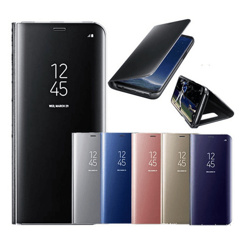 Etui Vew Cover  Noir Interieur Gel Huawei Y7 2018